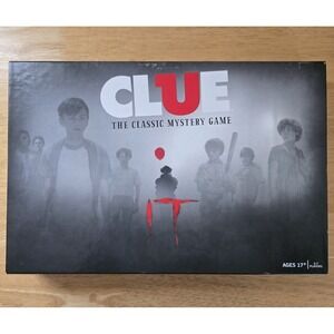 Clue IT Board Game 2019 USAopoly Hasbro Stephen King's Horror Complete